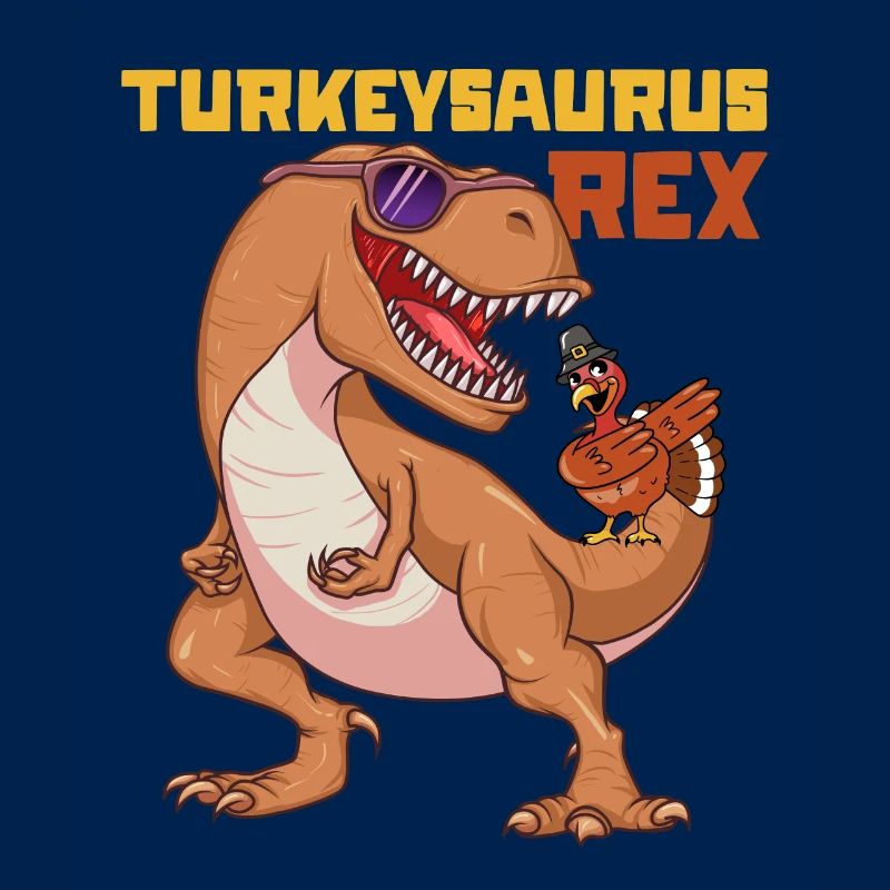 Turkeysaurus Rex Lustiges Kinder-Kleinkind-Ernteda