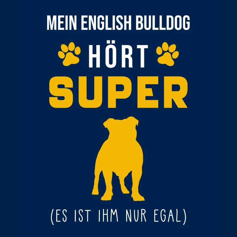 Englische Bulldogge Spruch