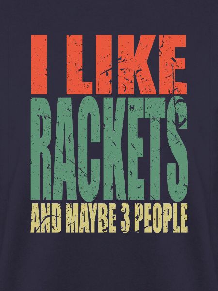 Rackets Spruch lustig