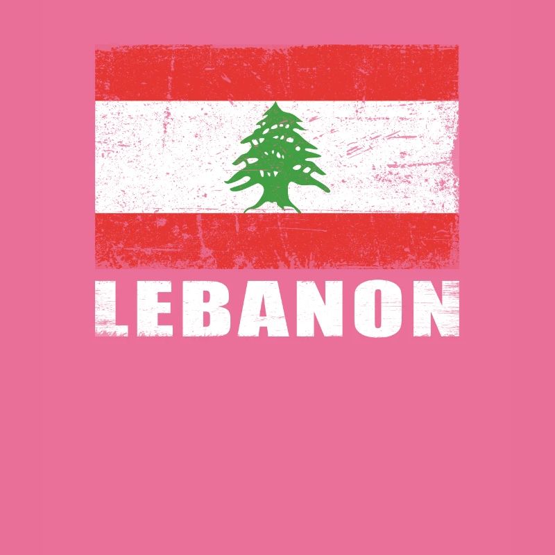 Liban Drapeau Grunge Liban Drapeau