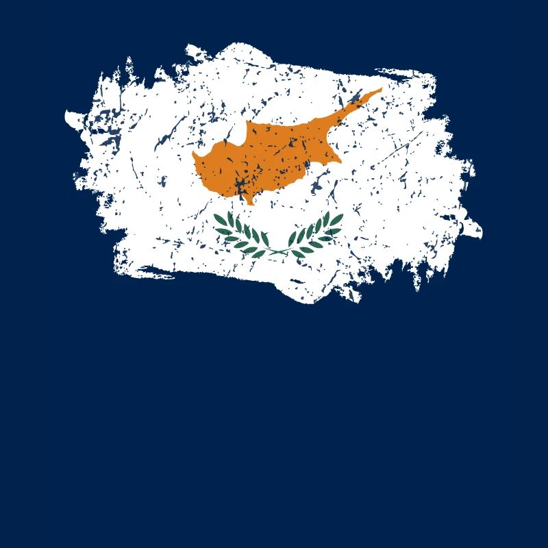 Drapeau de Chypre Grunge Drapeau de Chypre