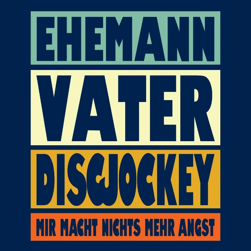 Discjockey Vater Ehemann Held
