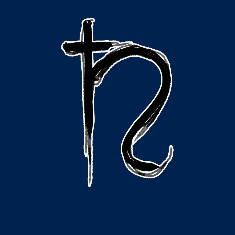 Symbole d’astrologie de Saturne