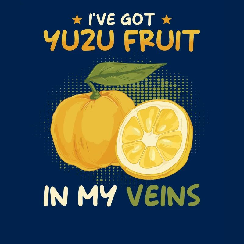 Yuzu Frucht Spruch