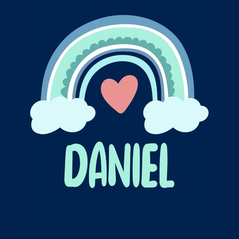 Daniel Name Regenbogen Baby