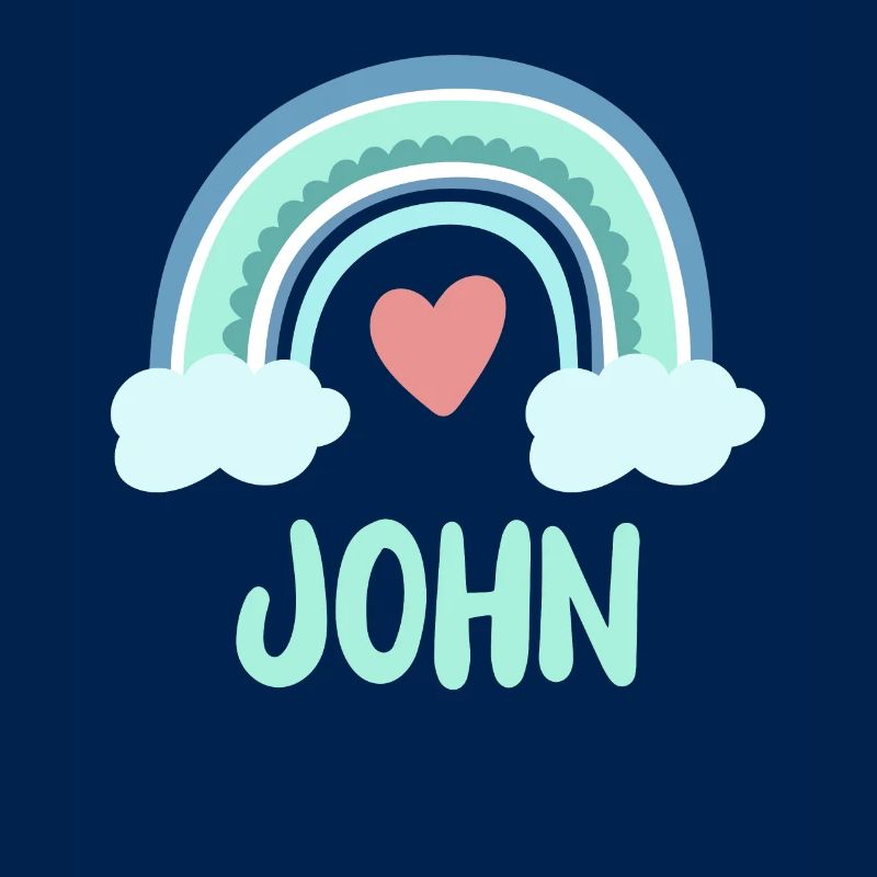John Name Regenbogen Baby