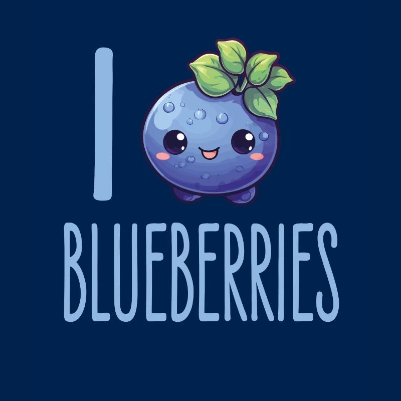 Blaubeere Kawaii