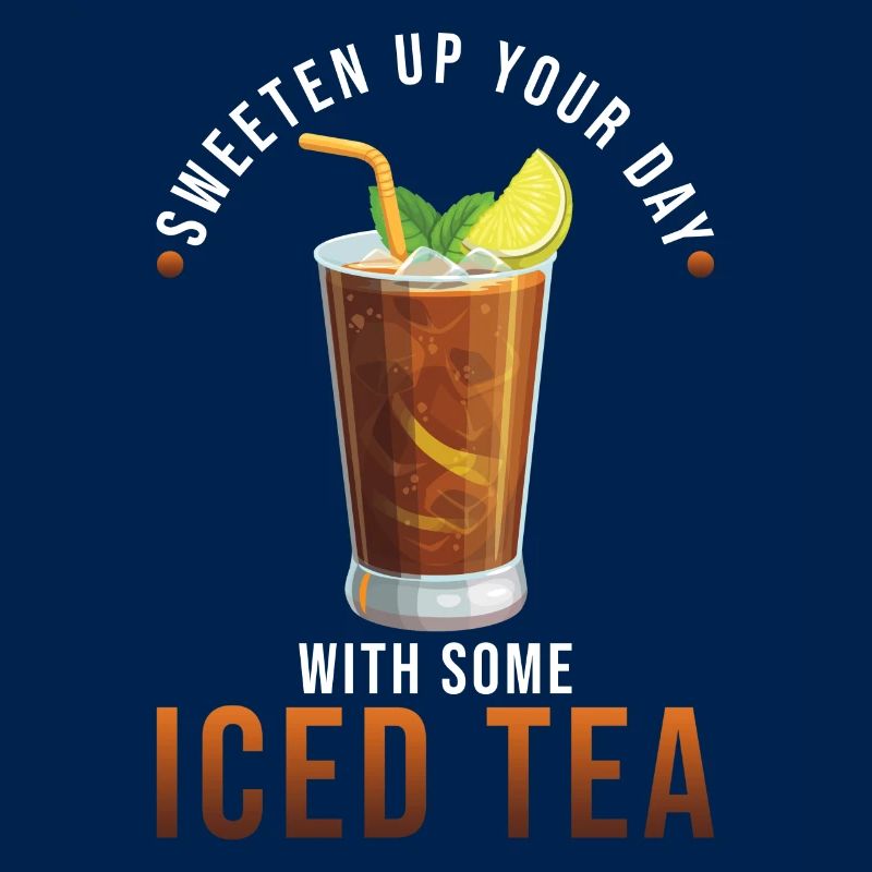 Iced Tea Drink Design Keep Calm and Iced Tea
