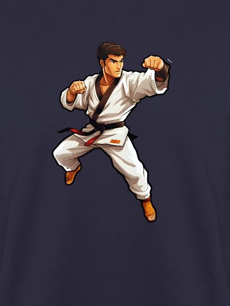 Karate Kämpfer