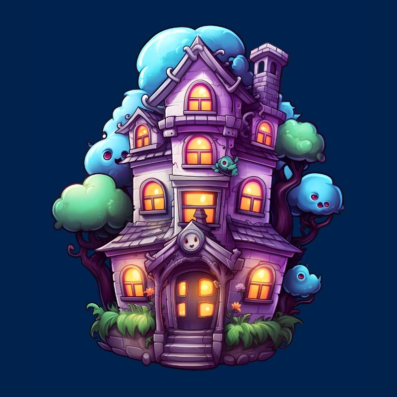Maison hantée comique