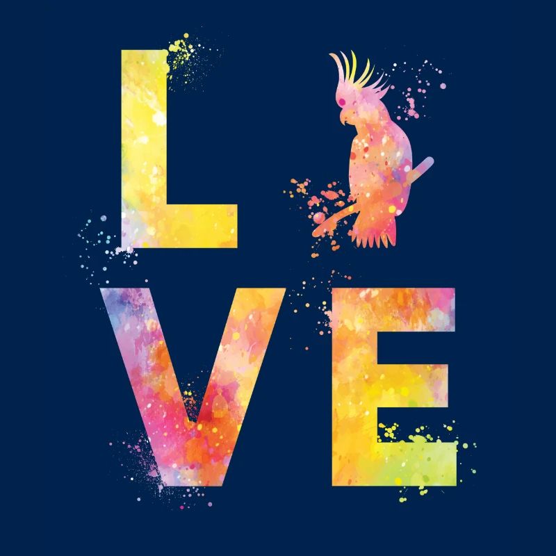 Papageien liebe