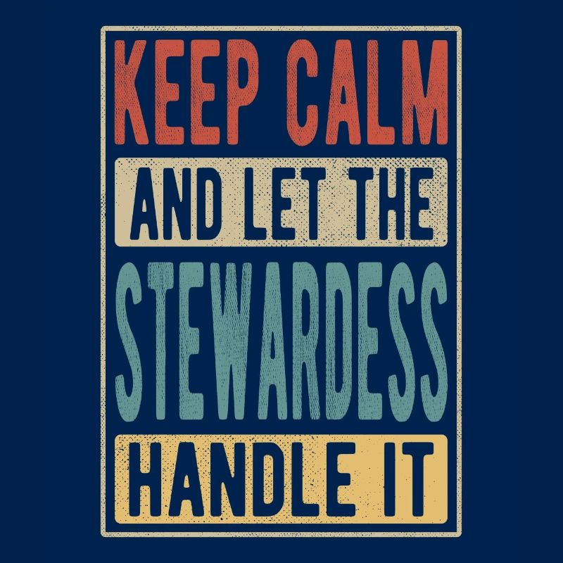 Stewardess Retro Geschenk