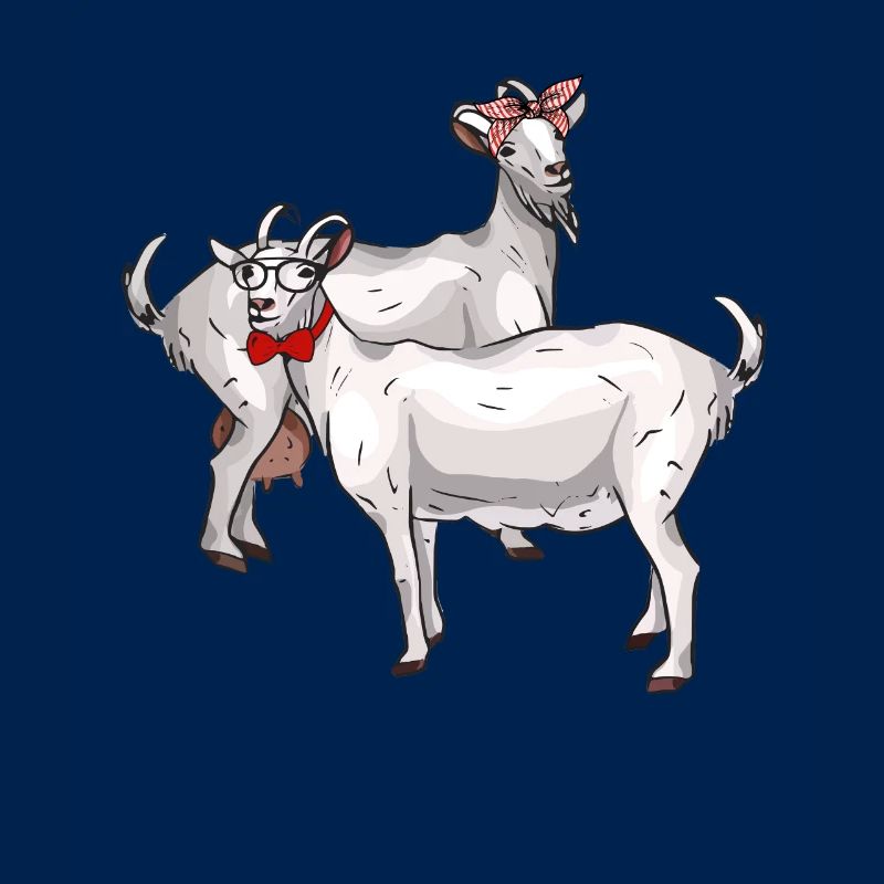 Chèvre chèvre bouc Bock Bergers Bauer Cadeau