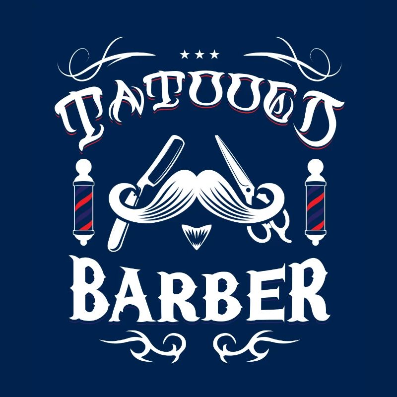 Tätowierter Barbier