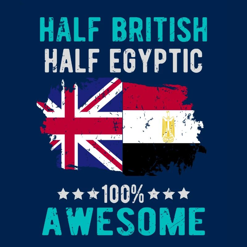 Moitié britannique moitié égyptien