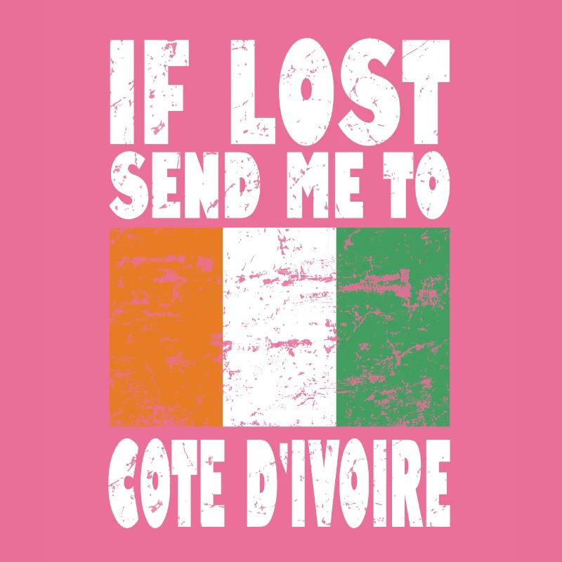 Cote Dívoire Flag Saying