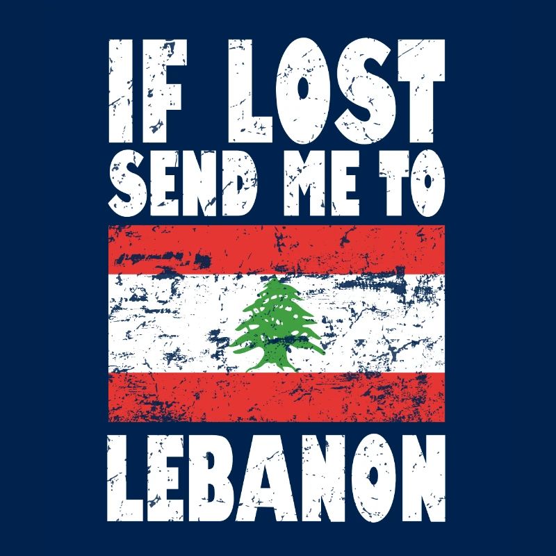 Libanon Flagge Spruch