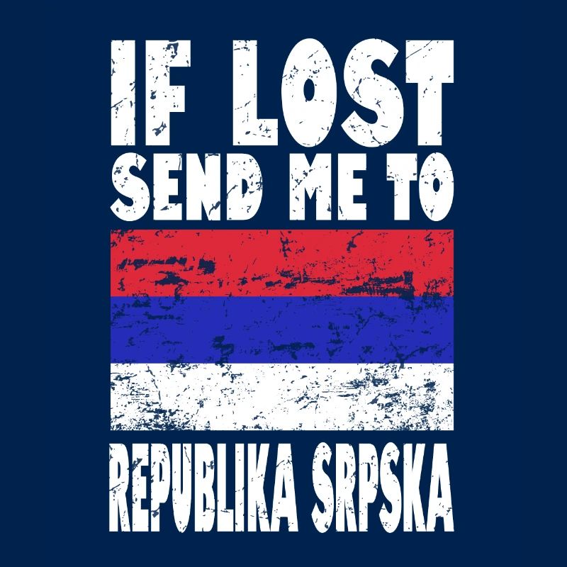 REPUBLIKA SRPSKA Flagge Spruch