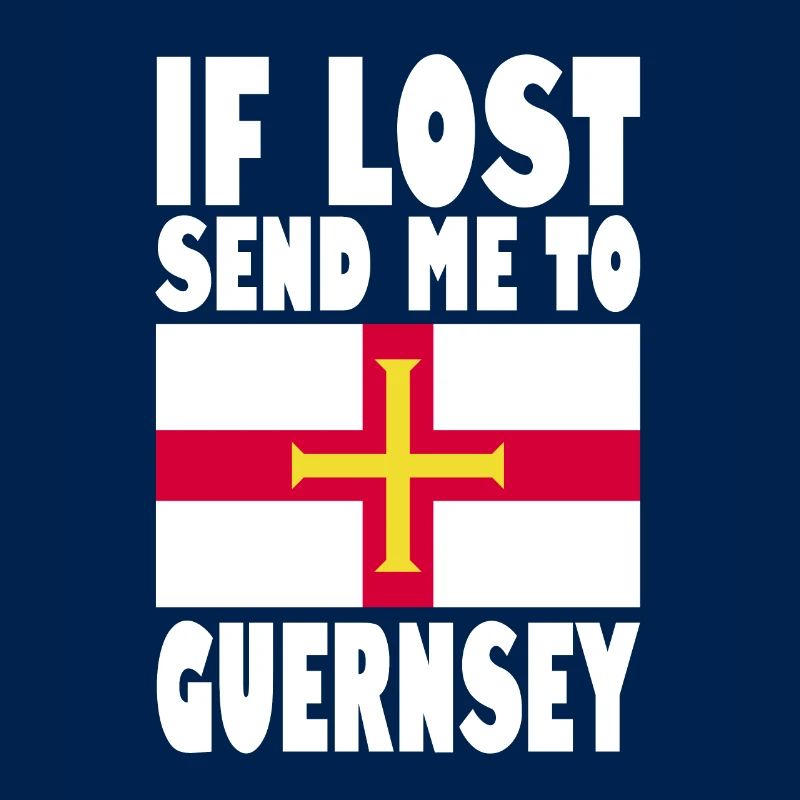 Guernsey Flagge Spruch