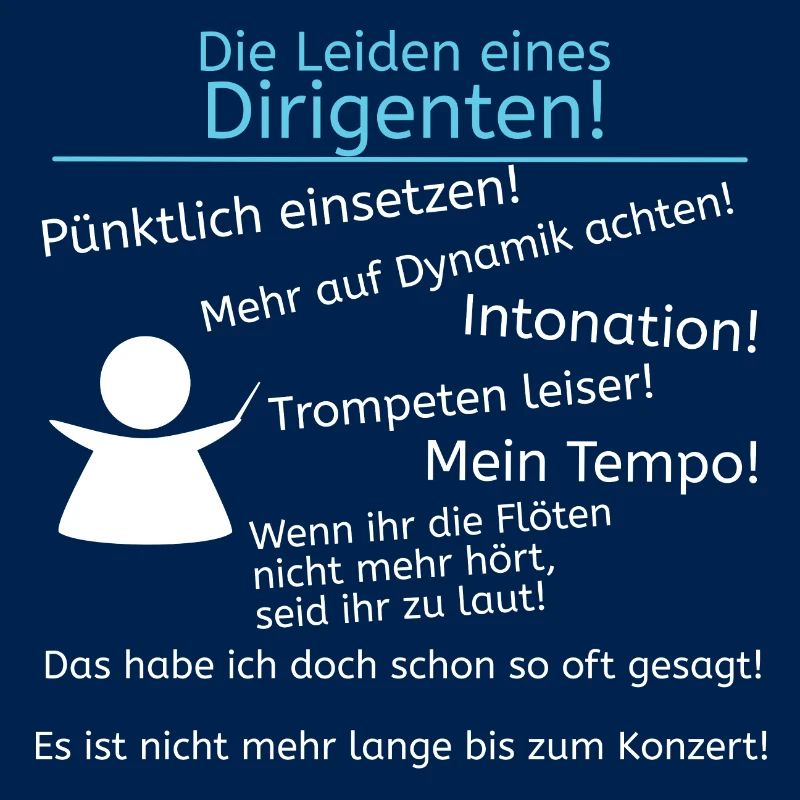 Die Leiden eines Dirigenten Geschenk Orchester