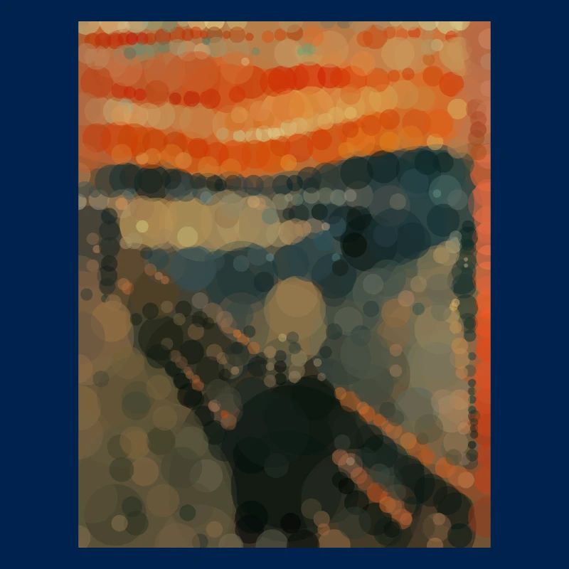 The scream - circles