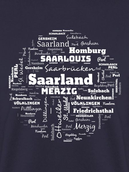 Saarland Kreis Städte Geschenk