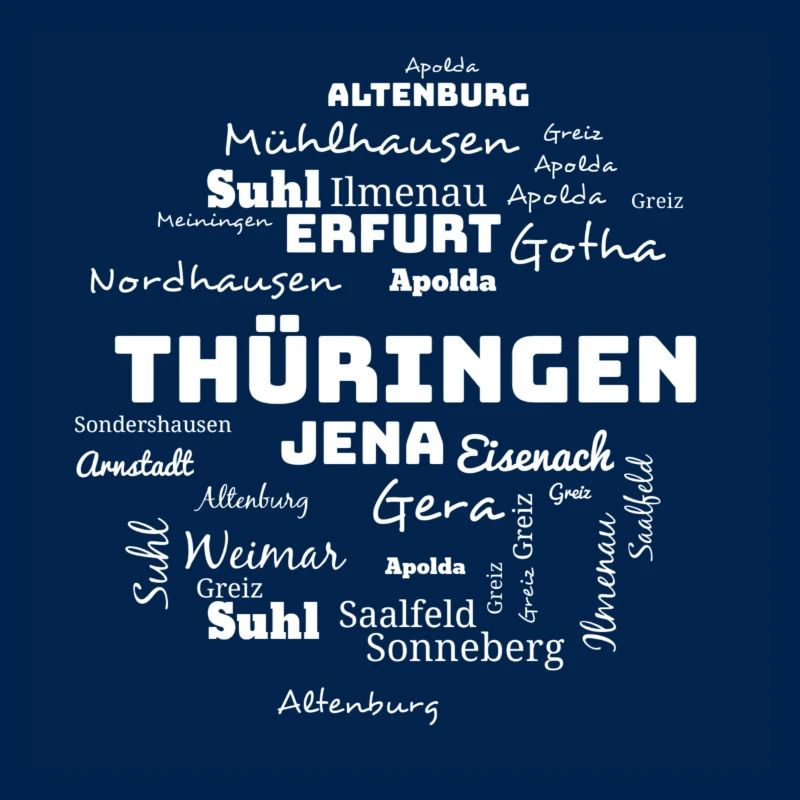 Thüringen Städte Geschenk