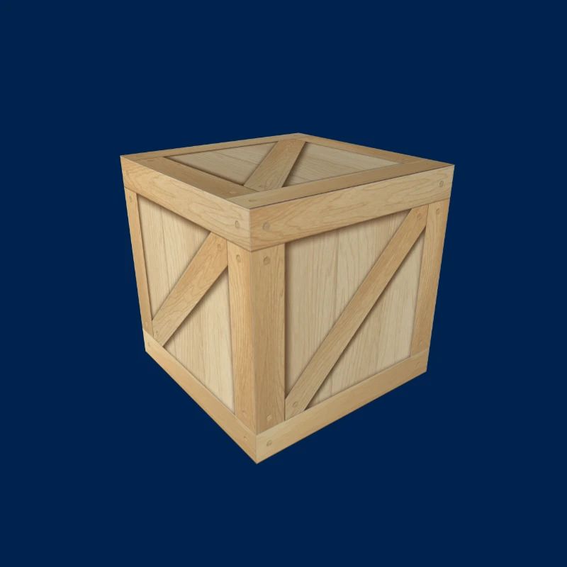 Crate box aus Holz