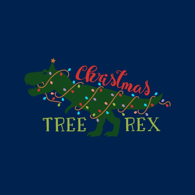 Tree Rex Dinosaur Gift Tree Christmas