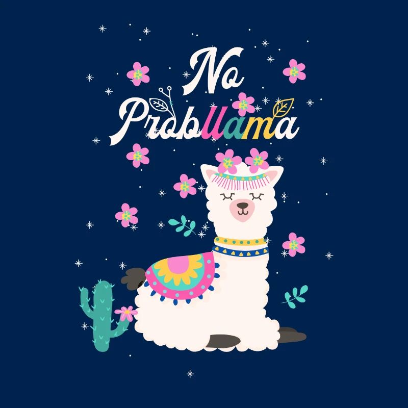 Niedliches Lama Design