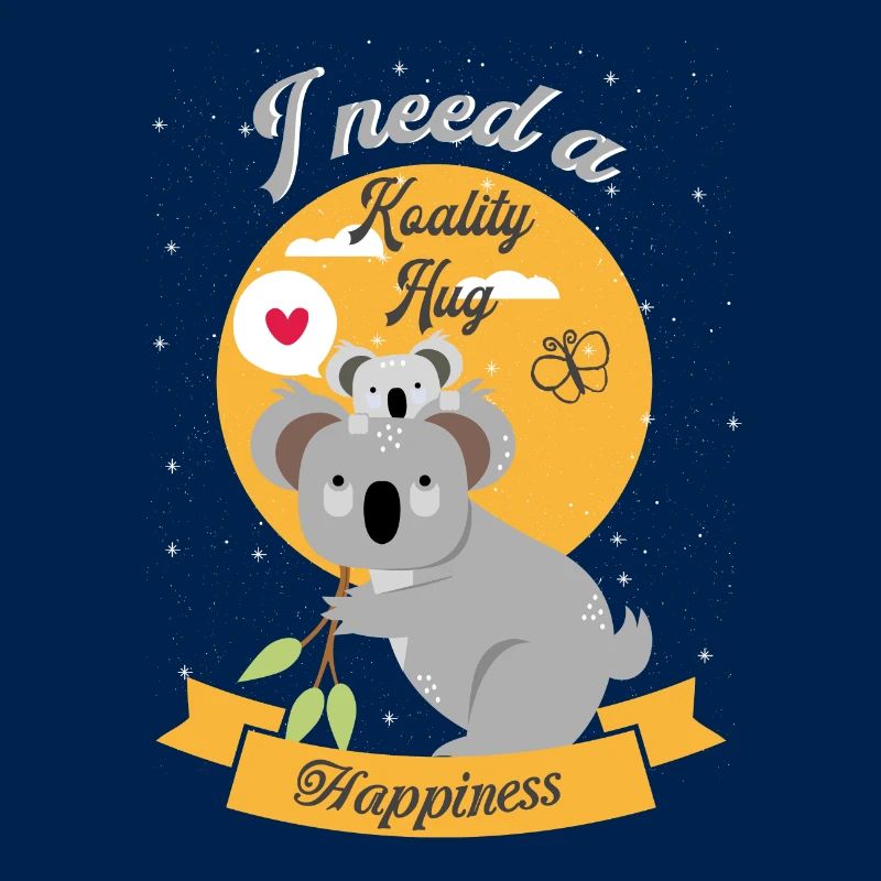 Conception de koala mignon