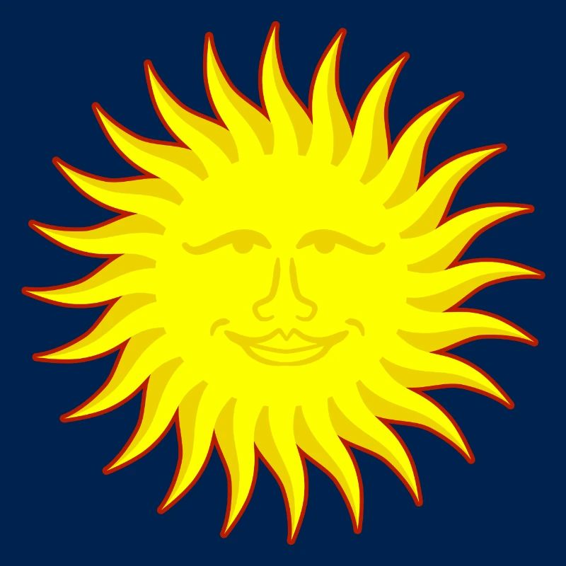 Soleil avec visage