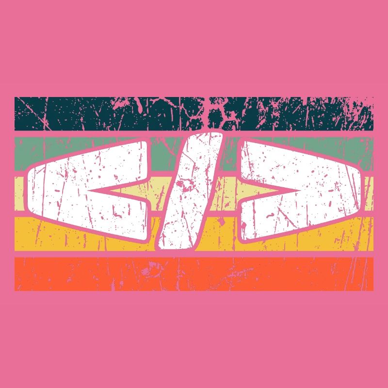 Retro Web Developer Programmer Coding