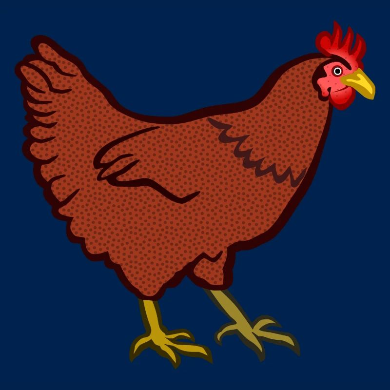 Ein Huhn