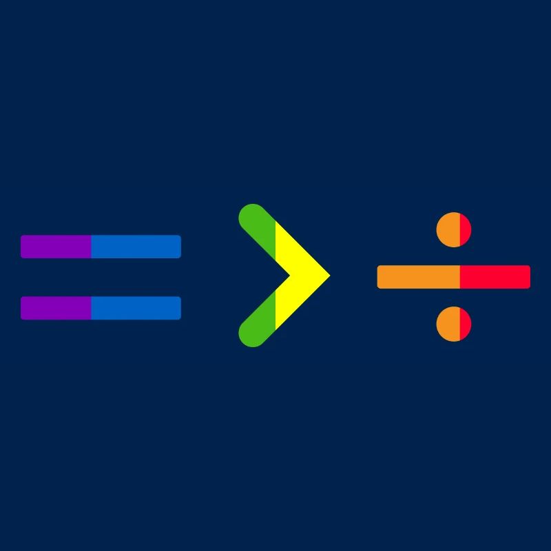 Equality Greater Than Division