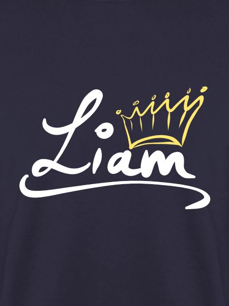 Krone Name Namensschild Liam