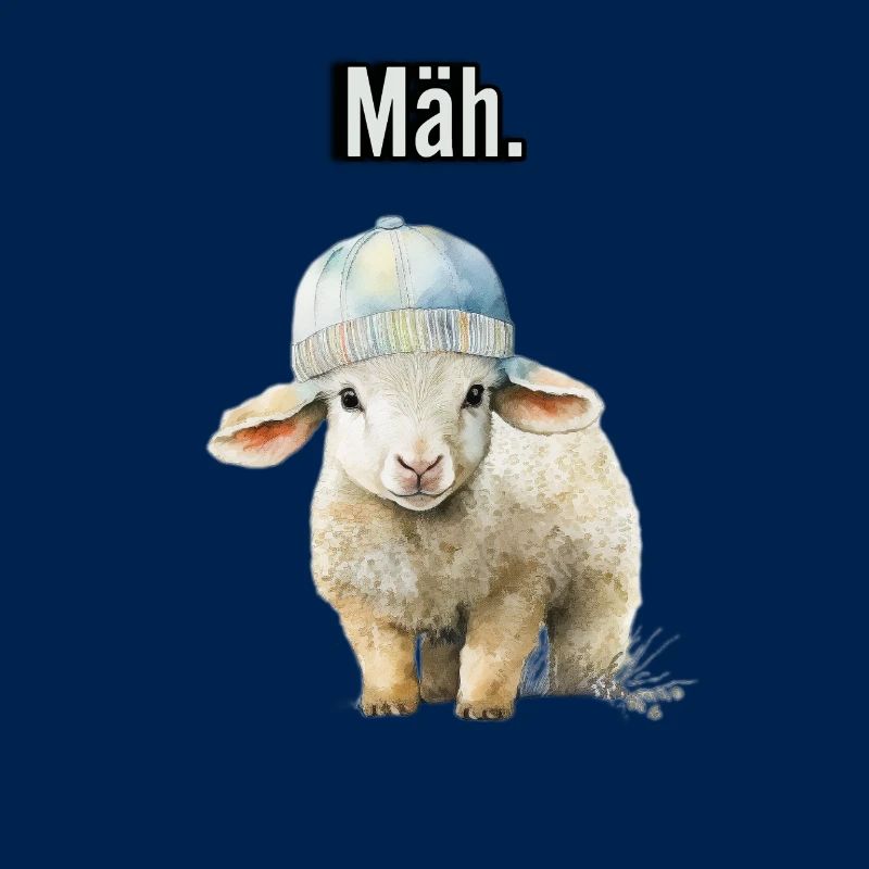 Mäh Schaf mit Cap