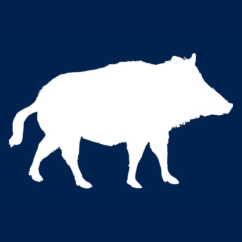 Wildschwein weiß