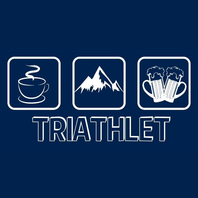 Triathlet Berge Bier