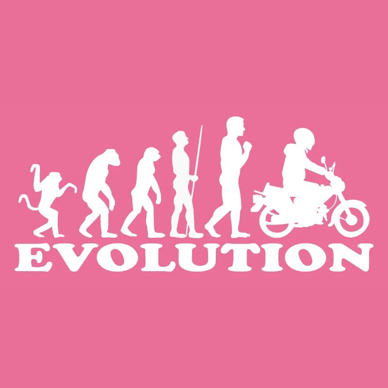 Evolution Moped Mofafahrer Mofa Geschenk idee
