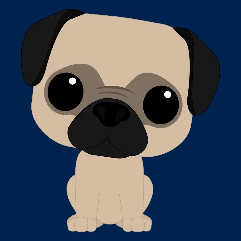 mopsiger Mops. Mops