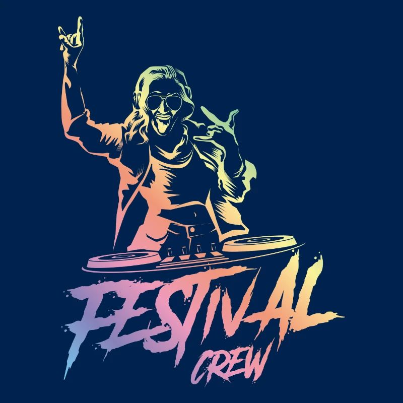 dj festival crew bunt