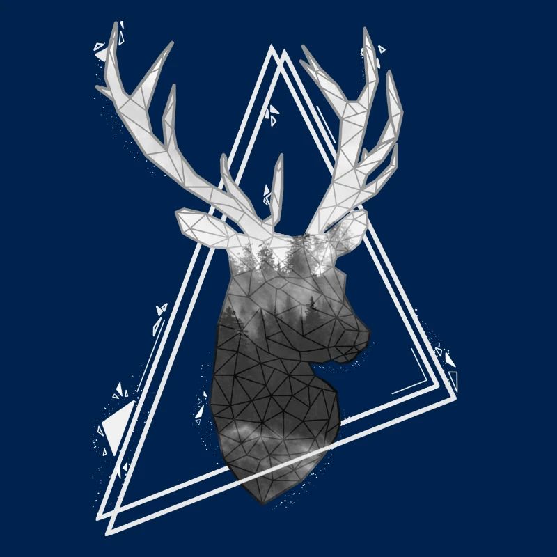 Triangles de conception géométrique de cerf