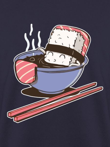 Sushi Suppe Illustration Geschenk