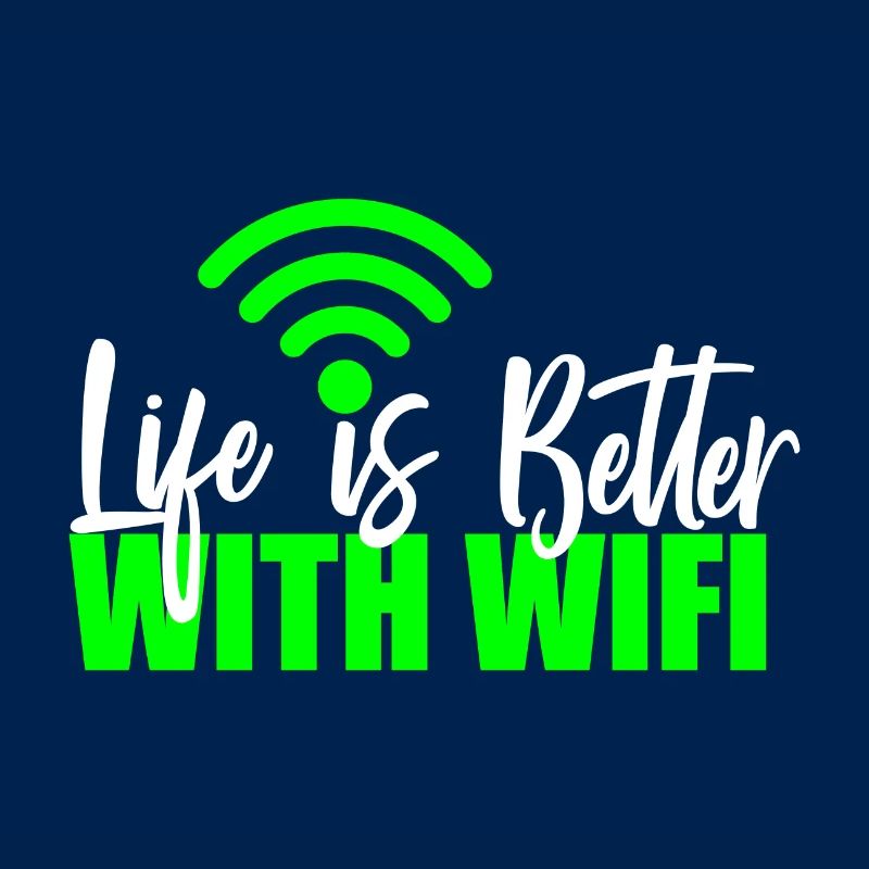 Wlan Wifi Informatiker Programmierer Geek Geschenk