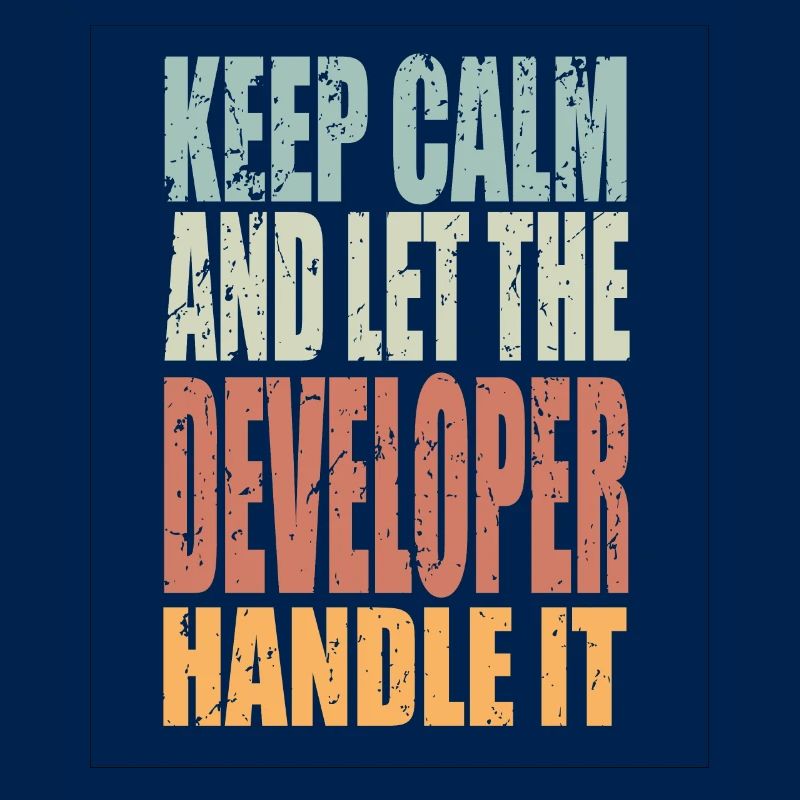 Keep Calm Developer Saying Developer Gift