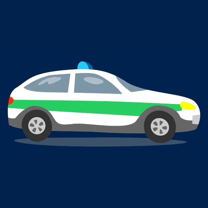 Polizeiauto mit Blaulicht