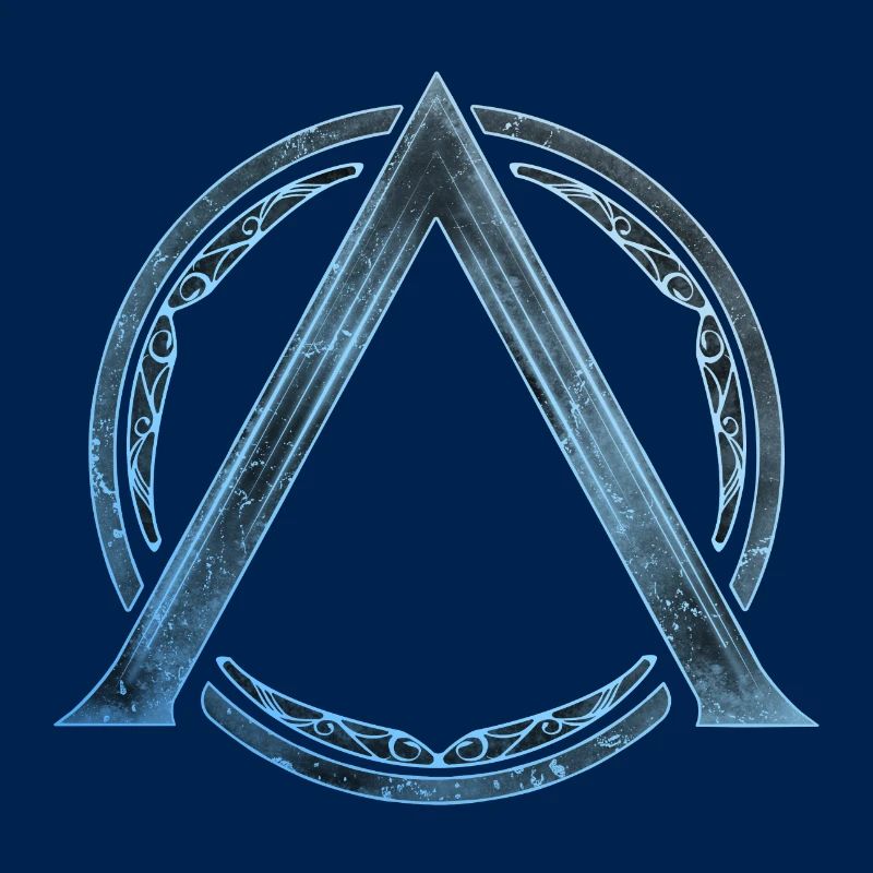 Sparta Lambda icône bleu glace