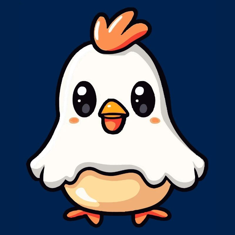Huhn Halloween Comic Geist