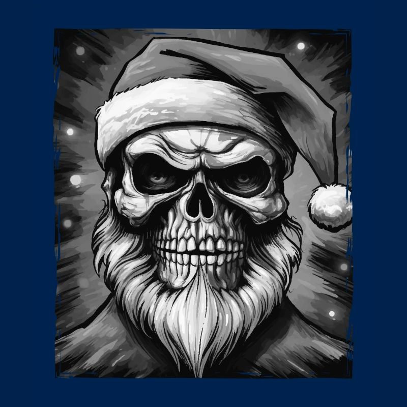 Weihnachtsmann Totenkopf